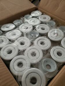 FPPI 01-402-00 1/2 in.2-Piece Recessed Escutcheon WHITE LOT OF 50 FIRE SPRINKLER