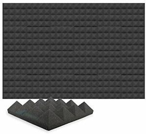 24-piece set 250 x 250 x 50 mm Pyramid Sound Absorbing Material Soundproofing S