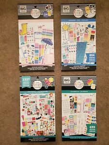 LOT OF 4 HAPPY PLANNER SEASONAL CELEBRATE STICKER BOOKS * BRAND NEW * NEVER USED