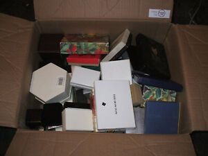 Mixed Lot of 50 Used Gift Boxes - for Jewelry, Small Gifts, etc.