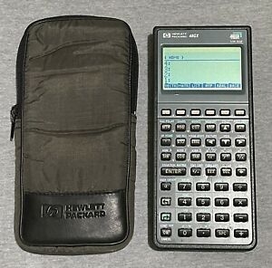 Working HP 48GX Calculator 128K RAM + Case