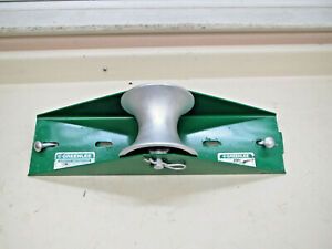 Greenlee 659 22&#034; Tray Type Cable Sheave Tugger Puller Channel Roller Used