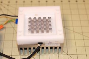 Heat Block 20 Well ID: 3/10&#034;W X 4/10&#034; Deep W/ PTFE Base,Sensor &amp; Heat Sink