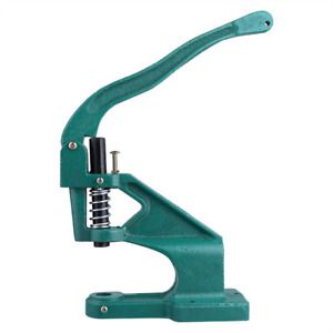 Hand Press Grommet Machine Heavy Duty Industrial Grommet Eyelet Tool Kit 3 Dies