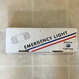 Skyline Lighting XTR-1 Twin Head Emergency Lighting Light Fixture White New !