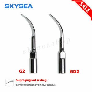 5 Dental Scaler supragingival Scaling Tips G2/GD2 fit EMS / DTE Satelec IUB