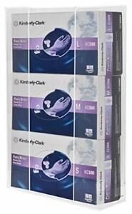 Kantek Acrylic Glove Dispenser Triple Box Capacity 10.3-Inch Wide x 3.8-Inch ...