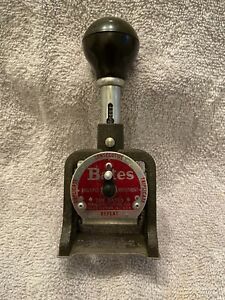 VTG BATES MULTIPLE MOVEMENT 6 WHEEL STYLE E NUMBERING MACHINE