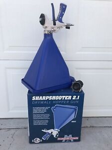Marshalltown SharpShooter 2.1 Drywall Sprayer Gun with Hopper - Blue (SS21)