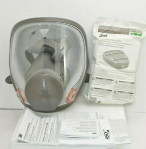 3M 6700 Full Facepiece Reusable Respiratory Protection, Size SMALL with Filters
