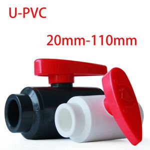 PVC Aquarium Fitting Globe Valve Dark Grayish White 20/25/32/40/50/63mm-110mm