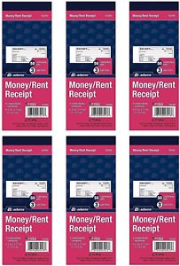 Adams Money/Rent Receipt Book, Carbonless, 3-Part, 2-3/4 x 7-3/16 Inches, 50 Set