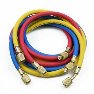 1.5M Hose 60 inch Rubber Air Conditioner Shut Valve Durable Long Service Hot