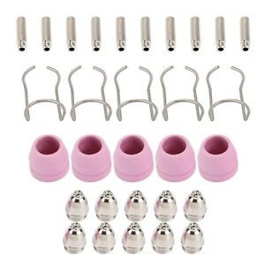 30X SG55 AG60 Plasma Cutter Consumables Torch Electrode Tip Electrode Nozzles AV
