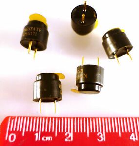 Kingstate KPEG171 Transducer Piezo PCB Buzzer 30V 4mA 75dB 5 Pieces MBE001G