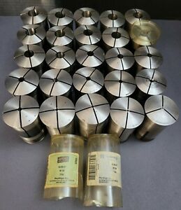 HARDINGE 3J Collet Set 1/16&#034; to 57/64&#034; Sjogren Speed Chuck Jacobs Machinist