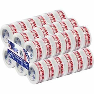 Aviditi Tape Logic 2 Inch x 110 Yard 2.2 Mil Red/White Heavy Duty Packing Tap...