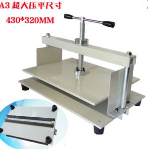 HOT SALE manual A3 Size paper Press Machine Flat Paper for money Receipt paper