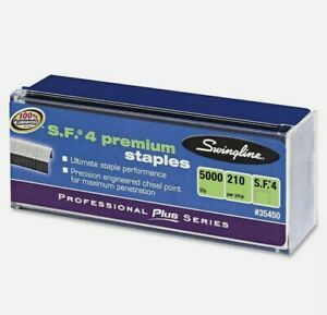 Swingline S.F.4 All Premium Standard Staples - 210 Per Strip - 0.25&#034; Leg - 0.50&#034;