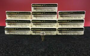 MOTOROLA 2N3734 Bipolar Junction Transistor, NPN Type, TO-5, *ORIGINAL PACKAGE*