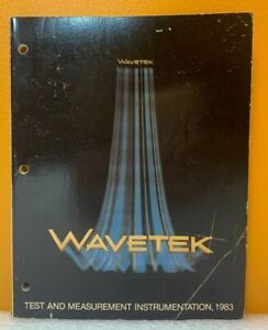 Wavetek 1983 Test &amp; Measurement Instrumentation Catalog.