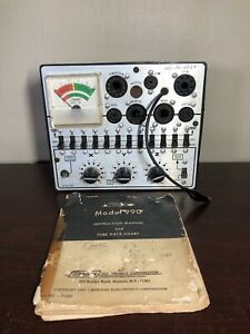 Vintage Mercury Electronics Model 990 Tube Tester W/ Manual - Untested, As Is