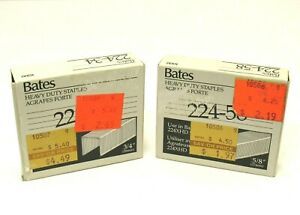 New Sealed Vintage Stock Box of 1000 224-34 &amp; 224-58 Heavy Duty Staples