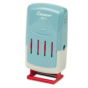 XSTAMPER ECO-GREEN 52111 VersaDater Line Dater, Message Dater, 1 x 5/32,