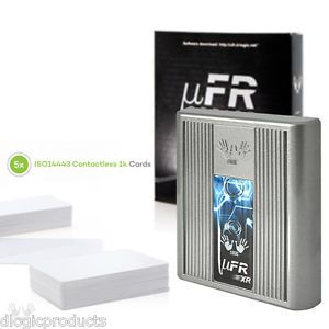uFR Base HD RS485 - NFC RFID Access Control reader/writer SDK + 5 cards/key fobs
