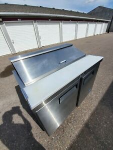 Atosa MSF8302GR 48&#034; 2 Door Sandwich/Salad Refrigerator 120V
