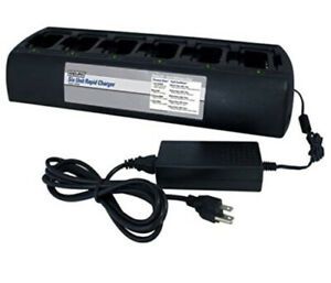 Used Endura TWC6M Charger And 8 New Impact Bearcom Lapel Mics