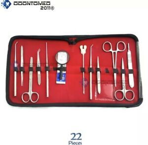 22 Pieces Advanced Dissecting Kit Botany/Biology/Anatomy Students/Teachers