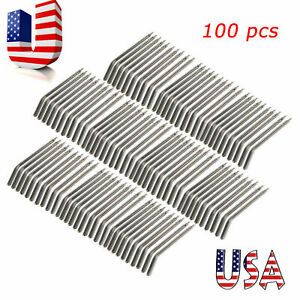 USA 100pcs Nozzles Tips Fit 3 triple way Dental Syringe Air Water Metal Alloy
