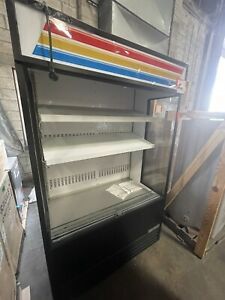 TRUE  TOAM 48-GSHC-TSL01  OPEN REFIGERATOR DISPLAY MERCHANDISER 48”WIDE 2 SHELES