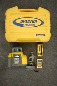 Spectra Precision GL412N Single Slope Grade Laser Level With Hl760 Receiver