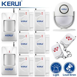 KERUI P6 PIR motion sensor 120dB Home Burglar Security Alarm System Loud Strobe