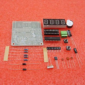 2Pcs  At89c2051 Digital 4 Bits Electronic Clock Electronic Production Suite top