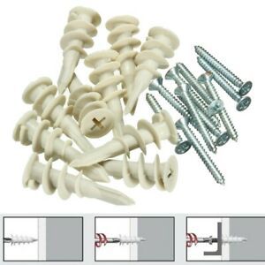Heavy Duty Plasterboard Cavity Wall Fixings Plugs Speed Anchors With Screw Tools