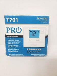 Pro1 IAQ T701 Digital Non-Programmable Single Stage Thermostat New Open Box