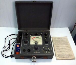 Vintage Accurate Instrument Co. Vacuum Tube Tester Model # 151 W/ Manual WORKS !