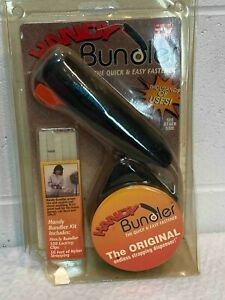 Handy Bundler NIP The Quick &amp; Easy Fastener Strapping Dispenser  Pkg Damage