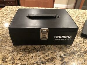 Brinks Home Security Cash Box With Key PRE-OWNED