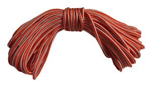 Arborist 12 strand polyester climbing rope 1/2x150 feet Blue Ox Rope, Orange/Whi