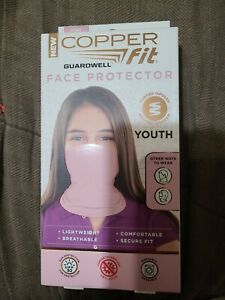 Copper Fit Guardwell Face Protector Youth Mask Pink *NEW* Ships Free