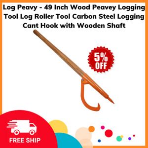 Log Peavy - 49Inch Wood Peavey Logging Tool Log Roller Tool Carbon Steel Logging