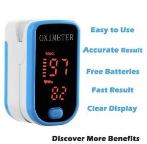 Brand New Fingertip Pulse Oximeter Blood Oxygen Saturation Finger PR Monitor 