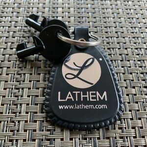 NEW PAIR Lathem Time Clock Keys (VSM2084) fit 900E 1000E 1500Eb1600E w/ KeyChain