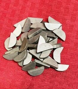 WOODRUFF SHAFT KEYWAY, 1AMG1, WIDTH 5/32&#034;, LENGTH 7/8&#034;, C-1035 STEEL,*LOT OF 50*