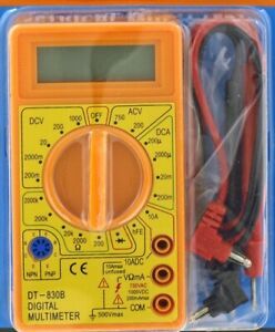DIGITAL MULTI TESTER METER TOOL Large Display Test AC DC Resistance Continuity N
