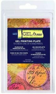 Gel Press Printing Plate 3&#034;x5&#034; 10808 3&#034; x 5&#034;, Multi-colour